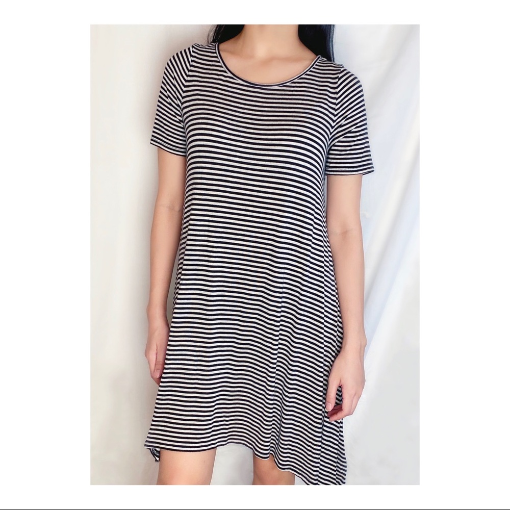 Striped T-Shirt Dress